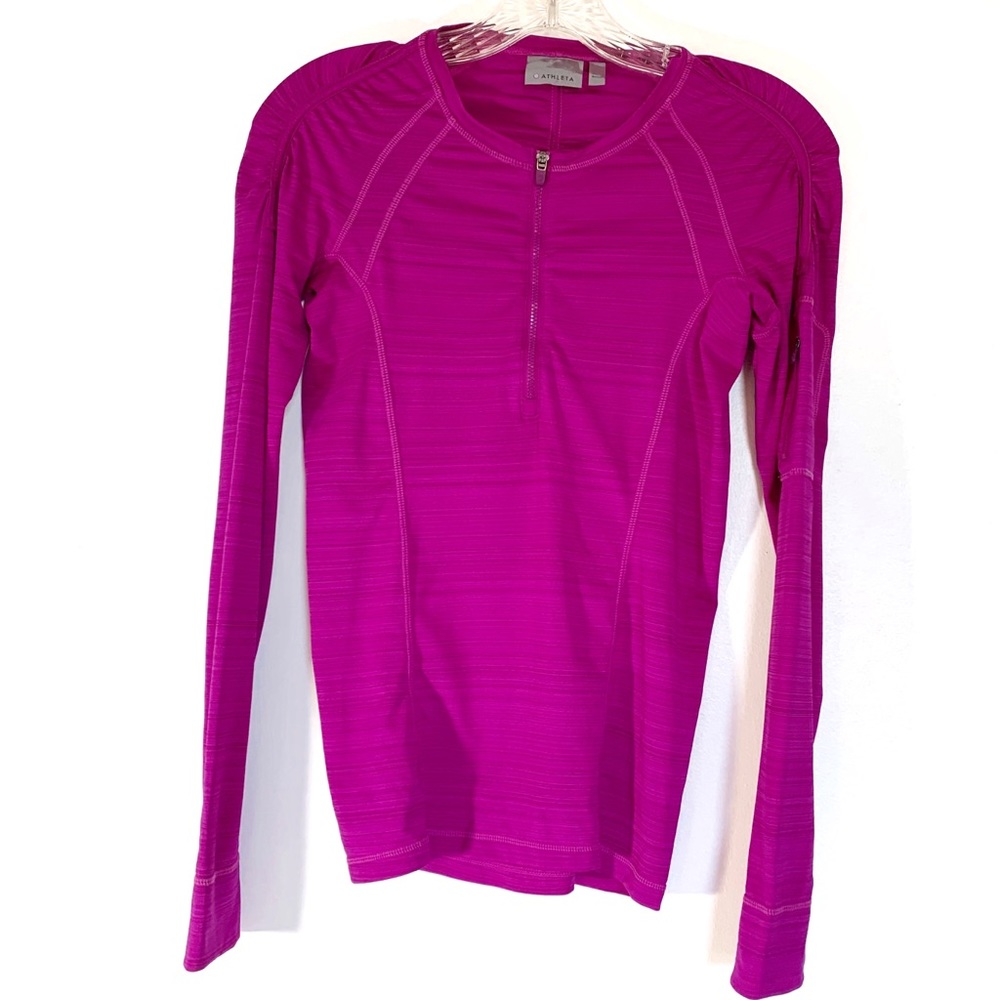 ATHLETA Half Zip Long Sleeve Top
